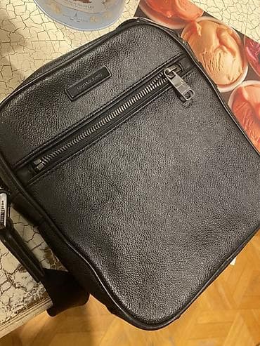 Michael Kors kişi üçün çiyin çantası - Rəng: qara - Material — 1