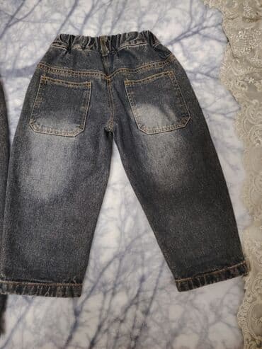 детские вещи италия: Uşaq cins şalvarları (2 model – eyni dizayn, fərqli ölçülər) - Rəng — 5