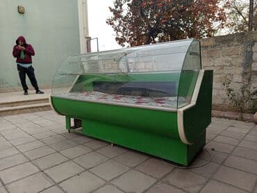 Soyuducu avadanlığı: Soyuducu vitrin – şüşəli, ön tərəfdən məhsul göstərimi üçün geniş — 1