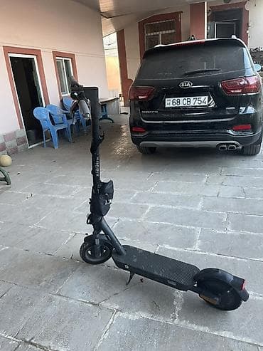 Elektrikli skuter – qatlana bilən şəhər modeli - Rəng: qara - Geniş — 1