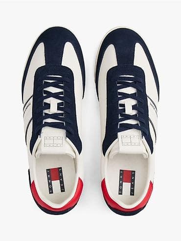 Tommy Jeans kişi idman ayaqqabısı - Model: retro-basket stilində