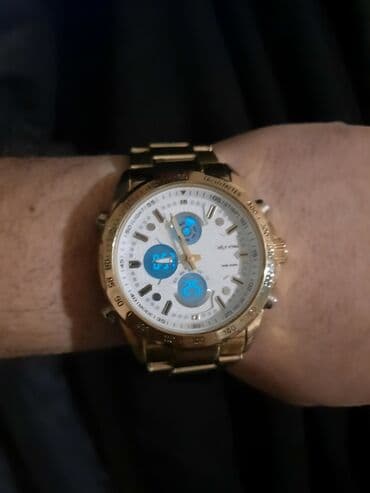 дождевик купить в баку: Yeni, Qol saatı, Rolex, rəng - Qızılı — 7