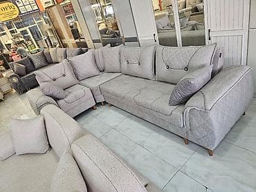 ofis divan: Künc divan dəsti – müasir dizayn və yüksək komfort - L formalı künc — 1