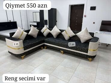 Künc divan, Yeni, Açılmayan, Bazasız, Parça, Şəhərdaxili pulsuz çatdırılma