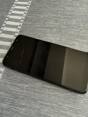 telefon satisi ikinci el: Samsung Galaxy J6, 32 GB, rəng - Qara, Barmaq izi — 3