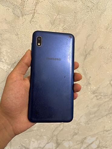 Samsung Galaxy A10, 32 GB, rəng - Göy, İki sim kartlı, Sensor