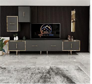 Ev üçün mebel: TV stendi və divar dolabı dəsti Qiymət: 420 AZN Çatdırılma: Pulsuz — 3