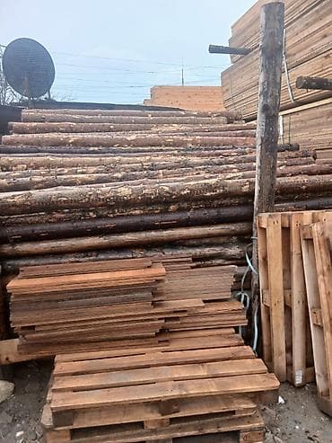 pip agaci: Məhsul: Şam ağacından yumru dirəklər və taxta materialları Təsvir: - — 6