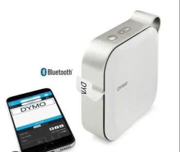 lazerli printer: DYMO telefona qoşulur şəkil stkr 23ml eni karopqası adaptırı icindədə — 1