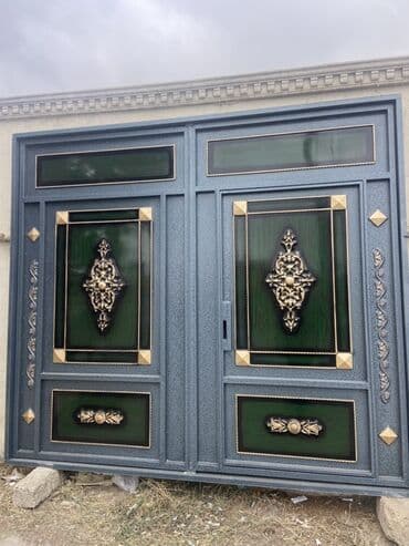 işləmiş dərvazalar: Yeni Dəmir Həyət darvazası, 3 m, Mexaniki, Qapı ilə, rəng - Qara, Kredit var, Ödənişli quraşdırma, Ünvandan götürmə, Ödənişli çatdırılma, Rayonlara çatdırılma — 4