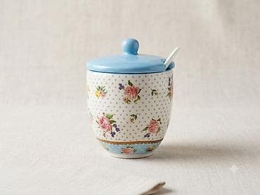 çay daşları: Porcelain ədviyyat/qənd dəsti - Material: keramika/porcelan - Set: 2 — 1