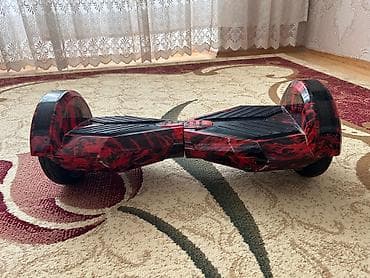 Hovərbord – 6.5" təkərli, alov naxışlı qırmızı-qara dizayn az istifade