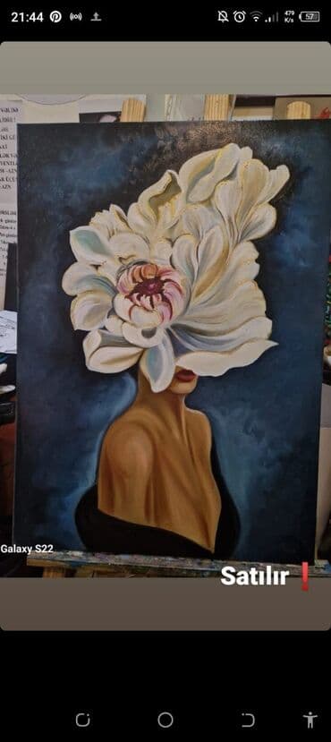 Yağlı boya ilə çəkilib əl işidir lalafo.az -da Yağlı boya ilə çəkilib əl işidir