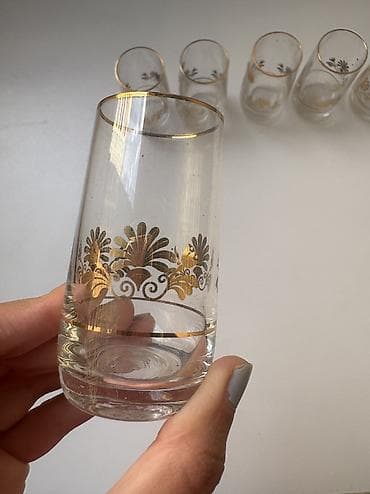 leblebi qabi: Stəkanlar, 6 ədədli dəst, 200 ml, Çexiya — 3