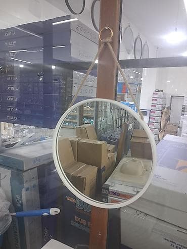 dekor güzgü: Güzgü Divar üçün, Dairə, Dekorativ, Çərçivə ilə — 2