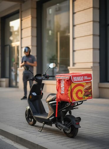 YANGO yemək çatdırılması üçün termo kürək (çantası təzə heç işlən