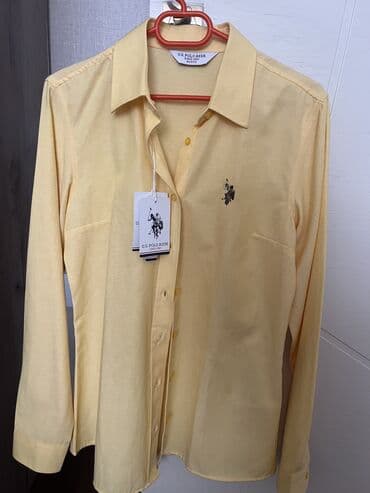 женские золотистые туфли: USPA qadin koynek, gomlek, 34 beden geyinilmeyib etiketi ustunde — 1