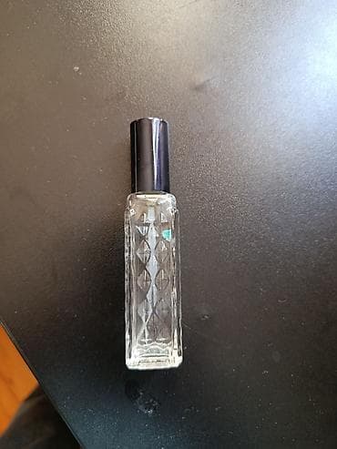 efir ws: Şüşə ətir flakonu – mini ölçü, roll-on tipli - Material: şəffaf şüşə — 3