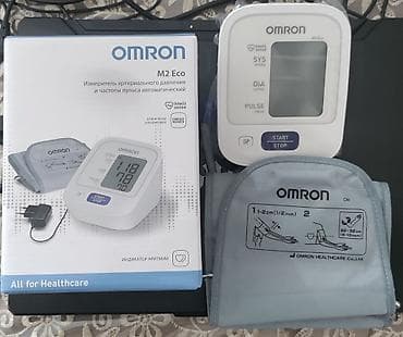 and tonometr: Omron M2 Eco – avtomatik qan təzyiqi və nəbz ölçən aparat — 1