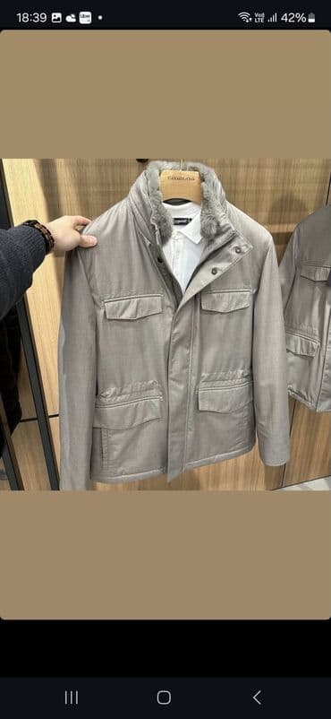 белые мужские куртки: Kurtka, Bolonka, Qış — 3