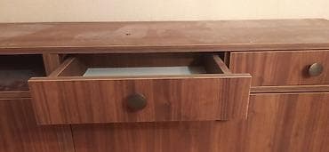 Çoxfunksiyalı ağac naxışlı saxlama dolabı - Material: ağac teksturalı — 5