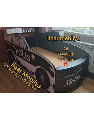 əllə çəkilmiş maşın şəkilləri: Yeni, Sifariş ilə, Maşın-çarpayı, Matrassız, Siyirməsiz — 5