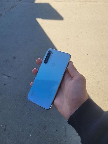 telefolar: Xiaomi Redmi smartfon - Rəng: Açıq mavi (parlaq arxa panel) - Arxa — 3