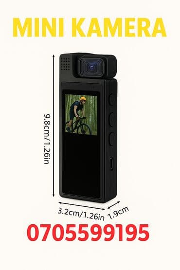 Видеонаблюдение: Mini kamera ✅️ Saatlarla çəkiliş etmək və səs yazmaq mümkündür ✅️ — 1