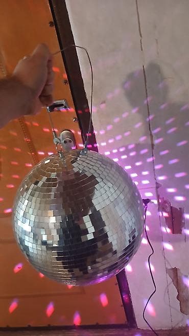 işiq guclendirici: Disko güzgü kürə + elektrikli fırladıcı 230 Manata Nerimanovdan — 3