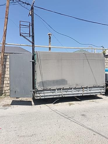 konteynerlərin satışı: Metall konteyner/boksi – yük maşını üstü üçün qapaqlı karkas — 1