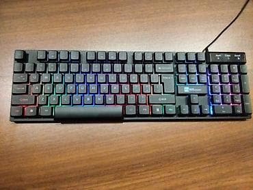 ajazz nk61: •Tam işlək vəziyyətdədir •RGB işıqlandırması var •Düymələrin hamısı — 1