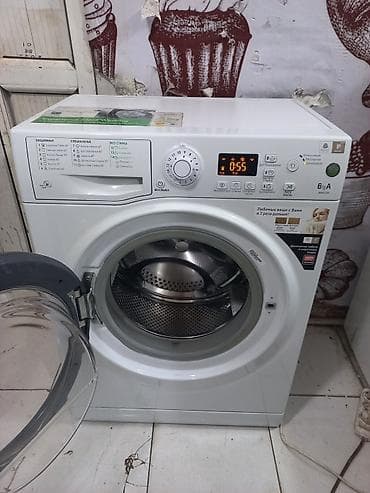 online nomre satisi: Paltaryuyan maşın Hotpoint Ariston, 6 kq, İşlənmiş, Avtomat, Qurutma var — 2