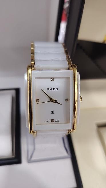 saat rado: RADO saat – Swiss Made - Korpus: düzbucaqlı forma, keramika ön — 1