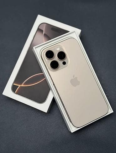apple komputer: IPhone 16 Pro, 256 GB, Natural Titanium, Face ID — 1