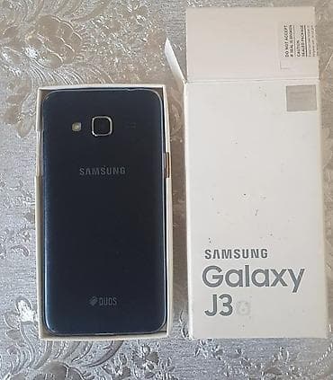 galaxy note 4: Samsung Galaxy J3 2016, 8 GB, rəng - Qara, İki sim kartlı — 1