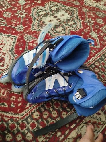 Roliklər: Inline skeyt (roller skates) – mavi rəng - Təkərli konstruksiya: 4 — 1