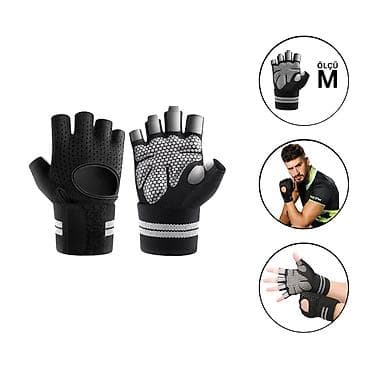 Əlcəklər: Məşq əlcəyi, əlcək 🟠 standart ölçü 🟠 yapışqan içlik 🟠 yumşaq material — 1