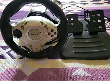 direksiyon seti ucuz: Genius markalı oyun sükan dəsti - Sükan və pedallar komplekti: qaz və — 3