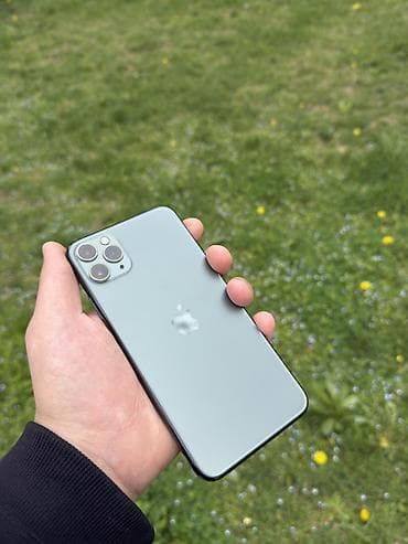 apple iphone 11: IPhone 11 Pro, Matte Midnight Green, Face ID — 3