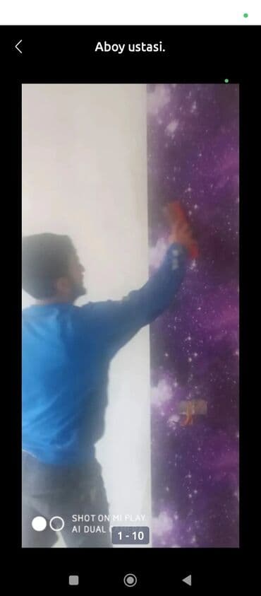 malyar işləri: Aboy ustası — 1