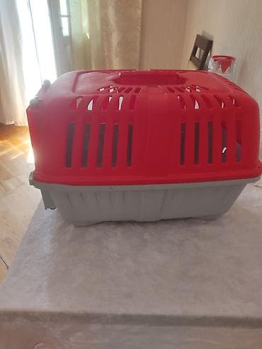 pisik cantasi: Heyvan daşıma çantası/konteyneri - Material: möhkəm plastik - Rəng — 4