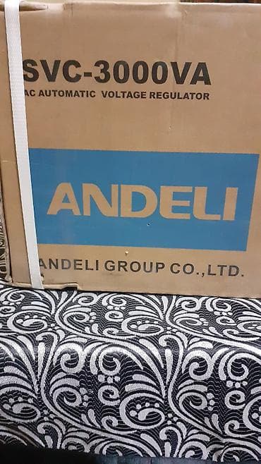 ev etirleri: Andeli SVC-3000VA avtomatik gərginlik tənzimləyicisi - Model — 2