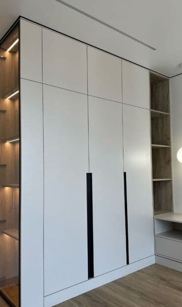 мебель для спальни: Düz dolab, Yataq otağı üçün, Qarderob, Açılan, Quraşdırıla bilən — 3