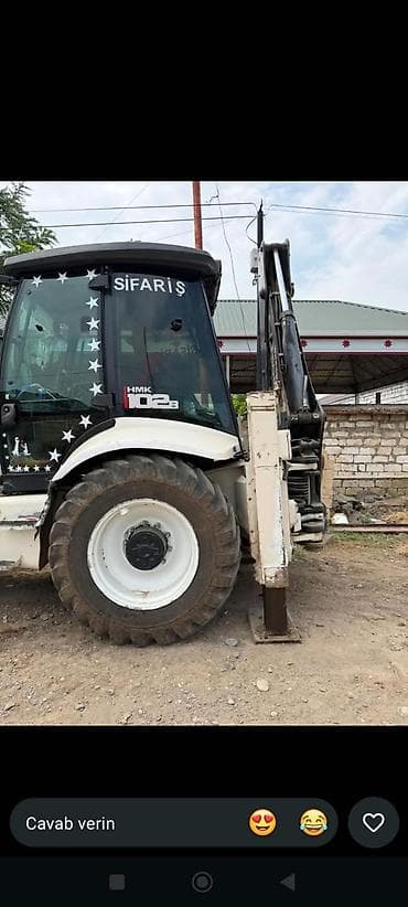 ekskavator icaresi: Hidromek HMK 102B ekskavator-yükləyici xidməti - Güclü arxa — 1