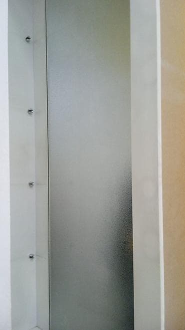vitrin polka type 1: Ağ rəngdə çoxfunksiyalı divar vitrin-modul - Üst hissə: şüşə və ya — 2