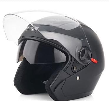 Moto geyim: Motorsiklet dəbilqəsi – açıq tip (open-face) model - Korpus: möhkəm — 1