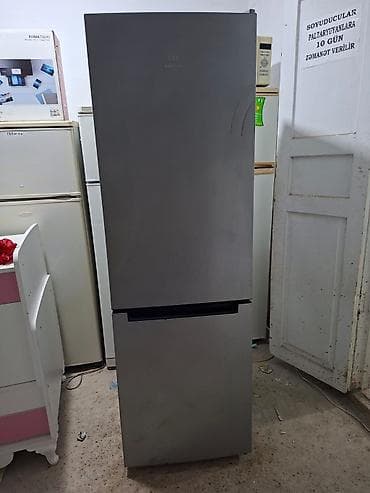 2 qapılı Indesit Soyuducu Satılır, rəng - Boz