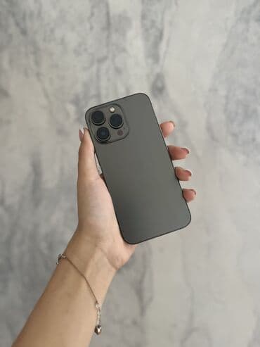 iphone x satilir: IPhone 13 Pro, 128 ГБ, Black Titanium, Face ID, Отпечаток пальца — 1