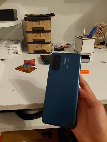 ssd har disk: Redmi 12C, 128 GB, rəng - Mavi, Barmaq izi — 3
