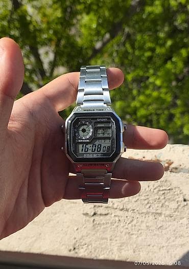 Аксессуары: Наручные часы, Casio, цвет - Серебристый — 1